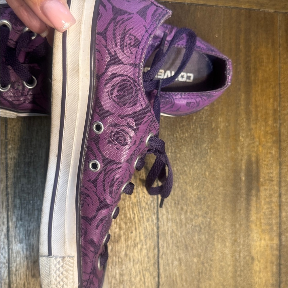Converse Violet Patterned Sneakers - image 3